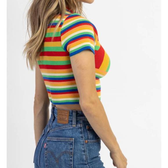 NEW FASCINATION over the crop top in rainbow - Picture 4 of 5